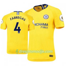 Chelsea Dres Cesc Fabregas 4 Gostujući 2018/19 Kratkih Rukava